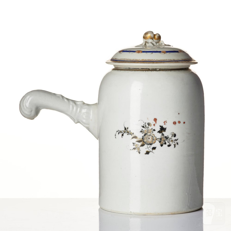 A set of 10 'European Subject' custard cups with covers and a coffeepot with cover, - 图16